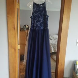 Navy blue bridesmaid dress